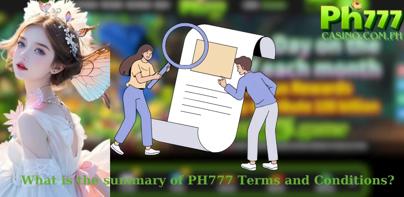 What is the summary of PH777 Terms and Conditions?